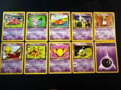 1st Edition Non Holo Pokemon Lot English 1995-2000 Neo Team Rocket NM APPROX 100 - Image 5