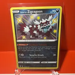 Galarian Zigzagoon SHFSV SV078/SV122 Pokemon Shining Fates: Shiny Vault Shiny... - Image 1
