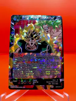 Dragon Ball Super CCG Broly, Power Unleashed BT6-061 R Foil Bandai Card - Image 1