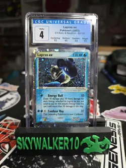 2003 pokemon Ruby and Sapphire (RS) Lapras EX #99/109 (SUBGRADES) - Image 1