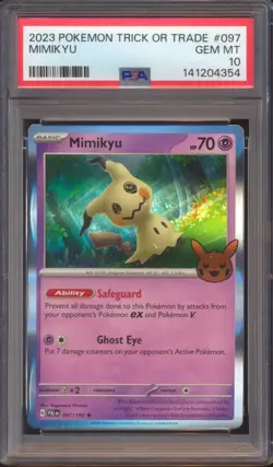 2023 POKEMON TRICK OR TRADE MIMIKYU #097 PSA 10! - Image 1
