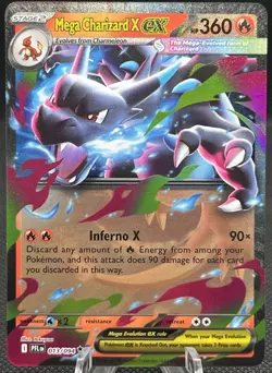 Pokemon TCG - Mega Charizard EX - Double Rare Holo - Phantasmal Flames 013/094 - Image 1