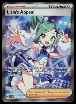 Pokemon Card - Lisia's Appeal Surging Sparks 234/191 Ultra Rare 2024 - Image 1