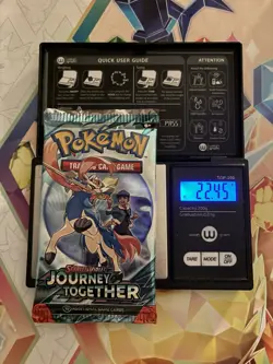 Heavy! Over 22.45 Gram Pokemon Journey Together Booster Pack Sealed - Image 1