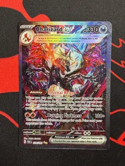 Pokemon Charizard ex Tera 234/091 Paldean Fates Special Illustration Rare - Image 1