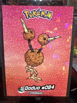 Doduo #84 - Cracked Ice Holo - Crystal Collection 2024 - Pokemon Card - Image 1