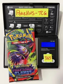 (VERY HEAVY)🔥 22.63g Pokemon TCG Phantasmal Flames Booster Pack Factory Sealed✅ - Image 1