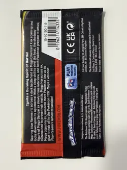 (VERY HEAVY)🔥 22.63g Pokemon TCG Phantasmal Flames Booster Pack Factory Sealed✅ - Image 3