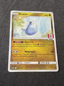 NM Dratini 185/SM-P | Pokemon KFC Stamped Promo Indonesian [US Seller] - Image 1