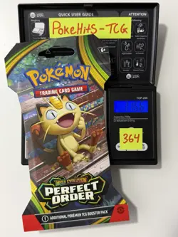 (HEAVY)🔥 31.66g Pokemon Perfect Order Sleeved Booster Pack Factory Sealed✅ - Image 1