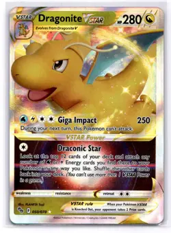 Dragonite VSTAR Pokemon GO 050/078 Ultra Rare LP-NM - Image 1