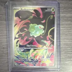 Pokemon Bulbasaur Full Art Illustration Rare Holo Me01 Mega Evolution 133/132 - Image 1