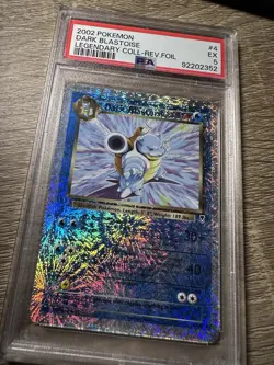 Pokemon PSA 5 EX Dark Blastoise Legendary Collection Reverse Holo 2002 #4 LP RE - Image 5