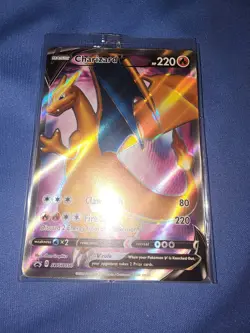 Pokemon TCG Charizard V SWSH050 Sealed Black Star Promo Full Art Ultra Rare NM - Image 1