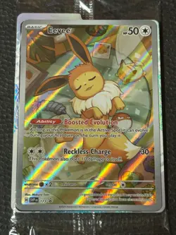 Pokemon Eevee Holo #173 Scarlet & Violet Promo Card New Sealed SVP EN - Image 2