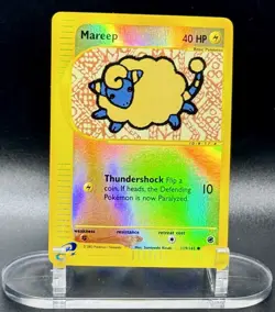 Mareep 119/165 Reverse Holo Pokemon Expedition 2002 Wotc Vintage NM/LP - Image 2