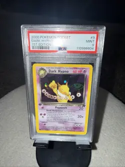 Pokemon TCG Dark Hypno 1st Edition Holo Team Rocket 9/82 PSA 9 2000 - Image 1
