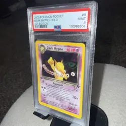 Pokemon TCG Dark Hypno 1st Edition Holo Team Rocket 9/82 PSA 9 2000 - Image 2
