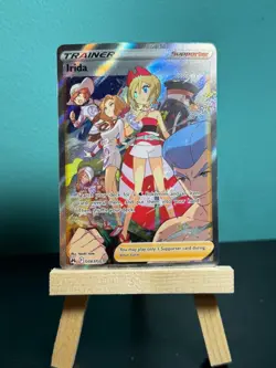 Pokemon Irida Trainer Supporter Full Art Ultra Rare Holo GG63/GG70 Crown Zenith - Image 1
