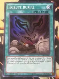 Yugioh: Tribute Burial - DPRP-EN010 - Super Rare - 1st Edition - NM - Image 1