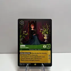 Disney Lorcana Anna Diplomatic Queen 85/204 Legendary Shimmering Skies Cold Foil - Image 3