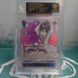 BGS 10 Black Label ENG Weiss Schwarz Logical Witch Rio Futaba SP Silver Stamp - Image 2