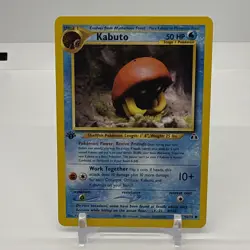 Kabuto 56/75 Neo Discovery 1st Edition Common Pokemon Card LP - Image 1
