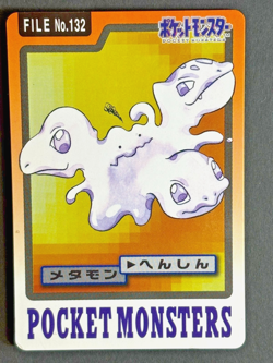 Pokemon Carddass Card Ditto File No.132 Bandai Pocket Monsters Japan 799 - Image 1