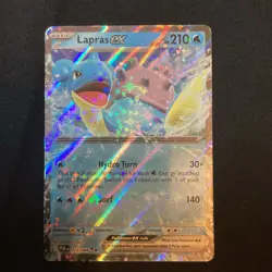 Lapras Ex 22/88 Double Rare Holo Card - Pokemon Perfect Order Near Mint - Image 1