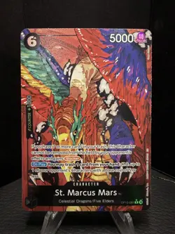 ST. MARCUS MARS - OP13-091 Alt Art - One Piece Card Game - Carrying on His Will - Image 1