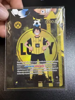 One Piece Monkey D. Luffy Leader x BVB TCG Card ST13-003 Sealed - Image 1
