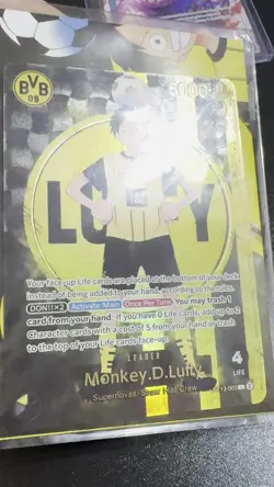 One Piece Monkey D. Luffy Leader x BVB TCG Card ST13-003 Sealed - Image 2