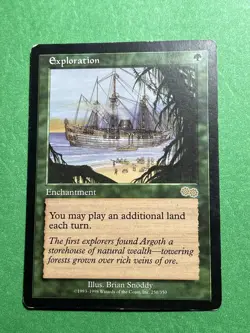 **Urza's Saga** ~Exploration~ MTG: Magic the Gathering, Moderate Play (MP) - Image 1