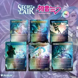 MTG Secret Lair x Hatsune Miku: Winter Diva JP - Rainbow Foil Edition - Image 1