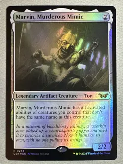 MTG / Marvin, Murderous Mimic / DSK / #253 / FOIL / Rare / NM - Image 1
