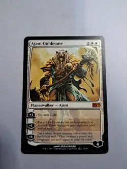 MTG: Ajani Goldmane (LP): Core Set 2010 - Image 1