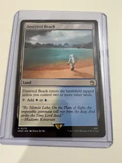 Deserted Beach Universes Beyond: Doctor Who Magic the Gathering MTG - Image 1