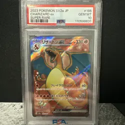 PSA 10 GM Charizard ex 185/165 Sv2a: Pokemon Card 151 Holo (Japanese) - Image 1