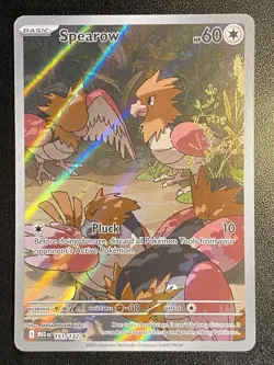 Spearow Full Art IR 151/132 Pokemon TCG Mega Evolution Illustration Rare NM - Image 2