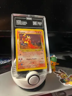 pokemon card magmar 2002 black star promo #44 - Image 1