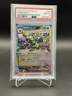 Pokemon Umbreon ex Prismatic Stamped Surprise Box 060/131 PSA 10 Gem Mint TCG - Image 1