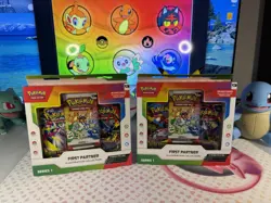 2x Pokemon TCG First Partner Illustration Collection Series 1 Boxes! - Image 1