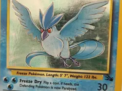 Articuno 2/62 Fossil Holo Card Pokemon Tcg Card Game Vintage Unlimited - Image 5