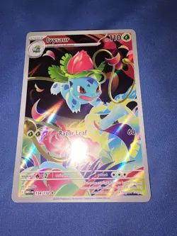 Pokemon TCG Ivysaur 134/132 Mega Evolution Special Art - Image 1