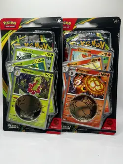 Pokemon TCG: Perfect Order Checklane Blister Set of 2 - Meganium + Cinderace - Image 1