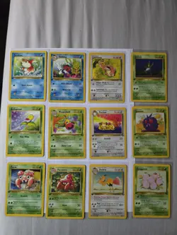 Pokemon TCG 1st Edition Jungle Lot - Commons & Uncommons - NM - Image 1
