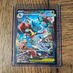 Pokemon Mega Lucario EX Full Art Holo 340 HP 179/132 Special Rare Me01 - Image 1