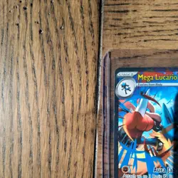 Pokemon Mega Lucario EX Full Art Holo 340 HP 179/132 Special Rare Me01 - Image 4