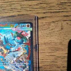 Pokemon Mega Lucario EX Full Art Holo 340 HP 179/132 Special Rare Me01 - Image 5