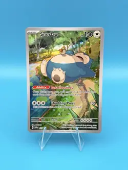 Pokemon Snorlax 051 SV Promo Holo Scarlet Violet Black Star Promo NM - Image 1